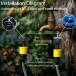 Load image into Gallery viewer, Garden Hose with Reel 50ft Expandable Water Hose with 8 Pattern Nozzle, Fits 1/2&quot; &amp; 3/4&quot; Threaded Faucets,Lightweight &amp; Flexible for Garden,Car Wash,Pet Bath,Patio Cleaning,Durable Anti-Leak Design
