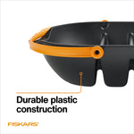 Load image into Gallery viewer, Fiskars Garden Harvest Basket - Container for Gardening and Harvesting with Tool Caddy - Harvesting Basket Doubles as a Colander for Vegetables and Fruits - Garden Accessories
