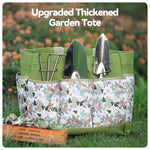 Load image into Gallery viewer, Gardening Tools 9-Piece Heavy Duty Garden Hand Tools with Fashion and Durable Garden Tools Organizer Handbag, Rust-Proof Garden Tool Set, Ideal Gardening Gifts for Women
