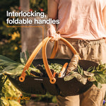 Load image into Gallery viewer, Fiskars Garden Harvest Basket - Container for Gardening and Harvesting with Tool Caddy - Harvesting Basket Doubles as a Colander for Vegetables and Fruits - Garden Accessories
