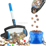 Load image into Gallery viewer, Adjustable Manual Fruit &amp; Nut Picker – Lightweight Outdoor Garden Tool with Telescopic Handle