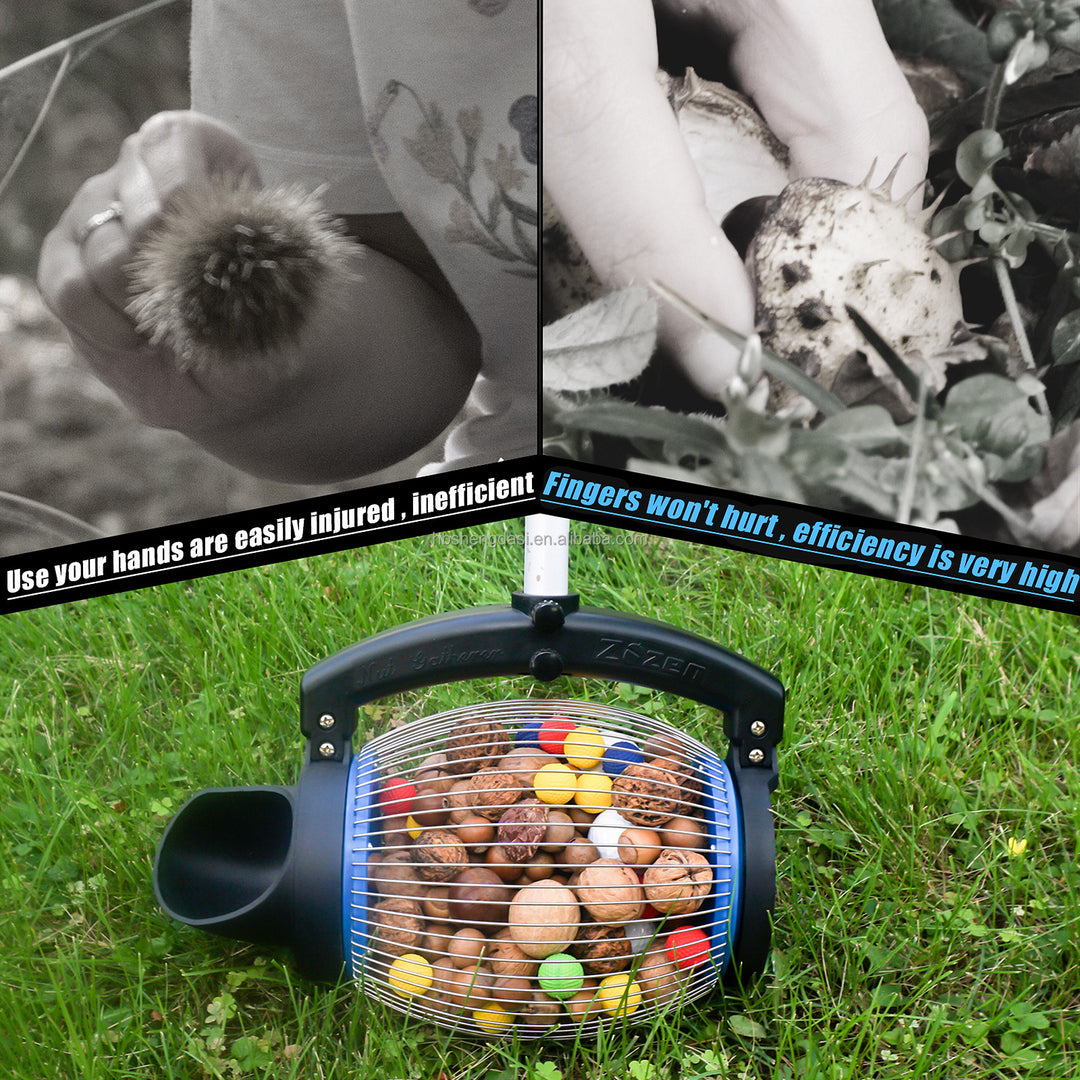 Adjustable Manual Fruit & Nut Picker – Lightweight Outdoor Garden Tool with Telescopic Handle