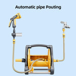 Load image into Gallery viewer, Portable High-Pressure Retractable Hose Reel – Wall-Mounted Water Hose Holder for Home &amp; Garden