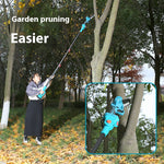 Load image into Gallery viewer, Electric Mini Chainsaw with Long Pole – Brushless Lithium Battery Pruning Saw for DIY Gardeners