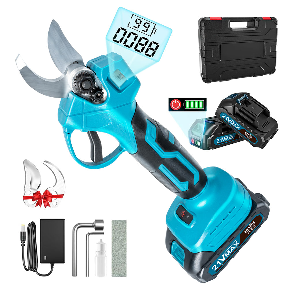 Cordless Electric Pruning Shears – Lithium Battery Powered Garden Cutter for Vines & Branches