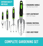 Load image into Gallery viewer, 9-Piece Complete Garden Tool Set – Ergonomic Hand Tools Kit with Weeder, Pruner, Transplanter, Trowel, Rake &amp; Storage Bag