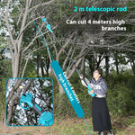 Load image into Gallery viewer, Electric Mini Chainsaw with Long Pole – Brushless Lithium Battery Pruning Saw for DIY Gardeners